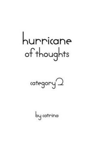 Cover of hurricane of thoughts