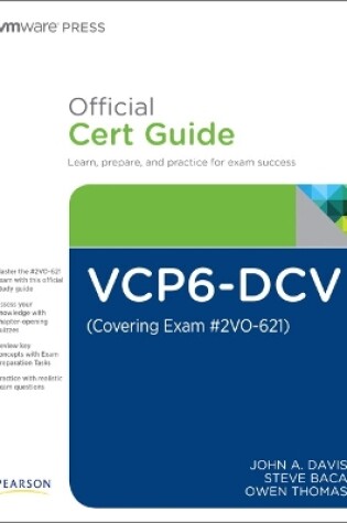 Cover of VCP6-DCV Official Cert Guide (Exam #2V0-621)