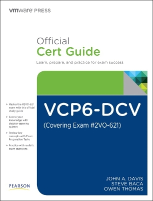 Cover of VCP6-DCV Official Cert Guide (Exam #2V0-621)