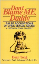 Book cover for Don't Blame Me, Daddy