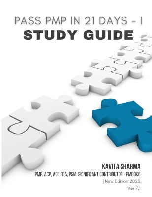 Book cover for Pass PMP in 21 Days I - Study Guide