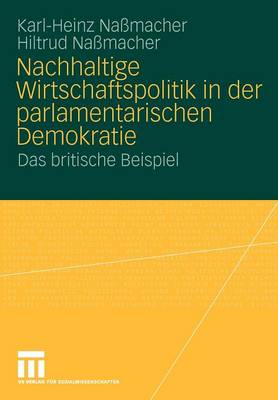 Book cover for Nachhaltige Wirtschaftspolitik in Der Parlamentarischen Demokratie