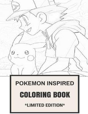 Book cover for Pokemon Inspired Coloring Book