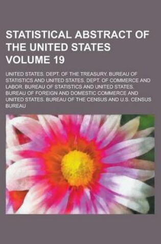 Cover of Statistical Abstract of the United States Volume 19