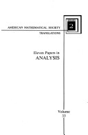Cover of Eleven Papers on Differential Equations, Two on Information Theory