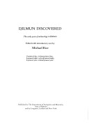 Book cover for Dilmun Discovered