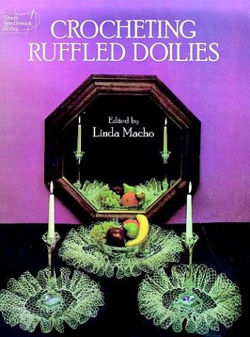 Book cover for Crocheting Ruffled Doilies