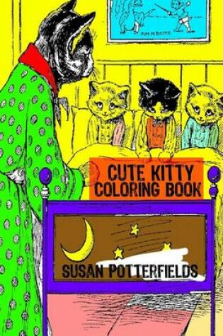 Cover of Cute Kitty Coloring Book