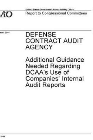 Cover of Defense Contract Audit Agency