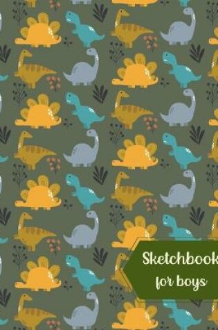 Cover of Sketchbook for BoysArt Pads for Drawing for KidsArtistic NotebookSketchbook Drawing PaintingKids Sketch Pads for DrawingDrawing Pad BoysSketch Book Diary