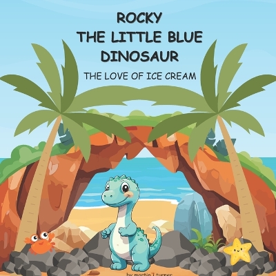 Book cover for Rocky the Little Blue Dinosaur