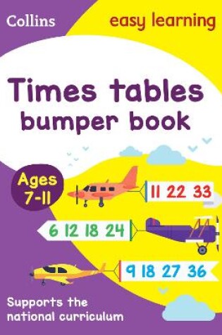 Cover of Times Tables Bumper Book Ages 7-11