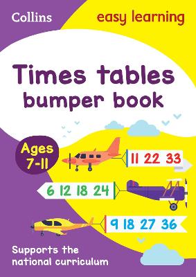 Cover of Times Tables Bumper Book Ages 7-11