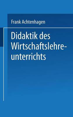 Book cover for Didaktik Des Wirtschaftslehreunterrichts