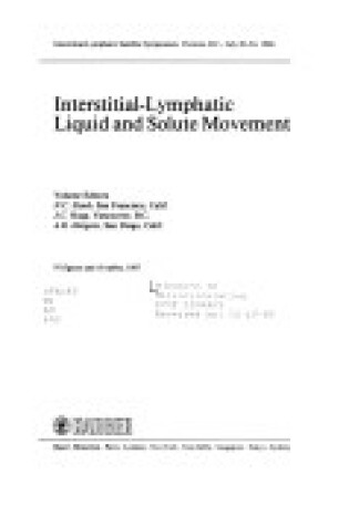 Cover of Interstitial-Lymphatic Liquid and Solute Movement