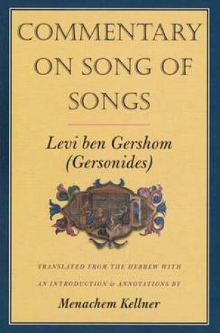 Cover of Commentary on "Song of Songs"