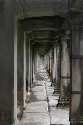 Book cover for Hallway at Angkor Wat - Lined Notebook with Margins