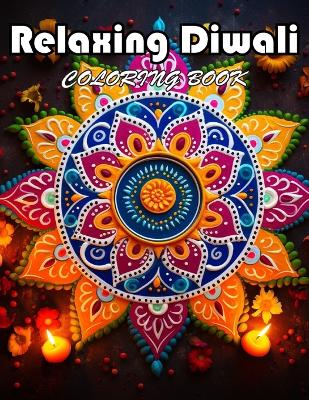 Book cover for Relaxing Diwali Coloring Book for Adult