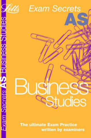 Cover of AS Exam Secrets Business Studies