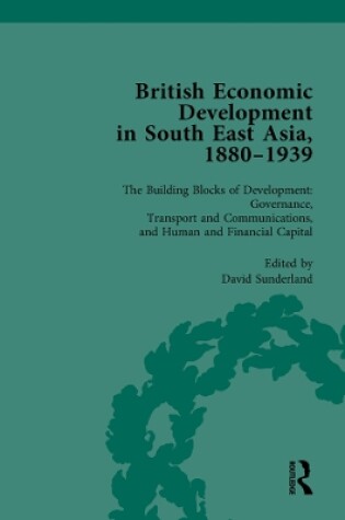 Cover of British Economic Development in South East Asia, 1880-1939, Volume 3