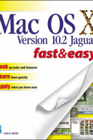 Cover of Mac OS X 10.2 Fast & Easy