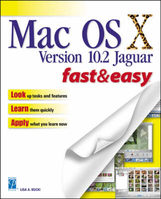 Book cover for Mac OS X 10.2 Fast & Easy