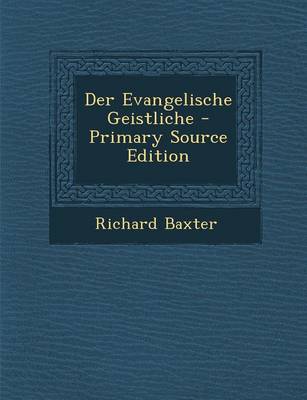 Book cover for Der Evangelische Geistliche - Primary Source Edition