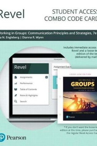 Cover of Revel for Working in Groups