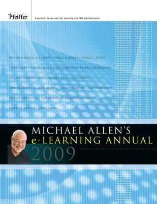 Book cover for Michael Allen's 2009 e-Learning Annual