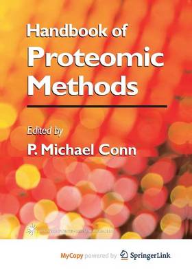 Cover of Handbook of Proteomic Methods