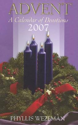 Book cover for Advent Calendar of Devotions 2007 Large Type