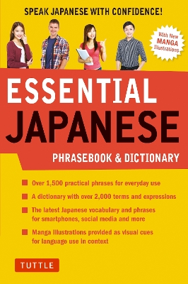 Book cover for Essential Japanese Phrasebook & Dictionary
