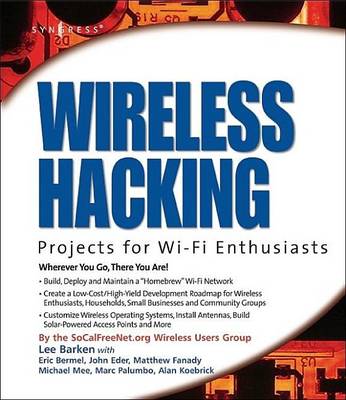 Book cover for Wireless Hacking: Projects for Wi-Fi Enthusiasts