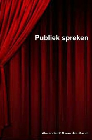 Cover of Publiek spreken