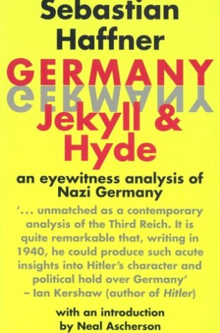 Cover of Germany: Jekyll and Hyde
