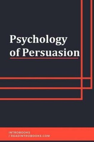 Cover of Psychology of Persuasion