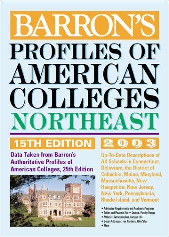 Cover of Barron's Profiles of American Colleges Northeast