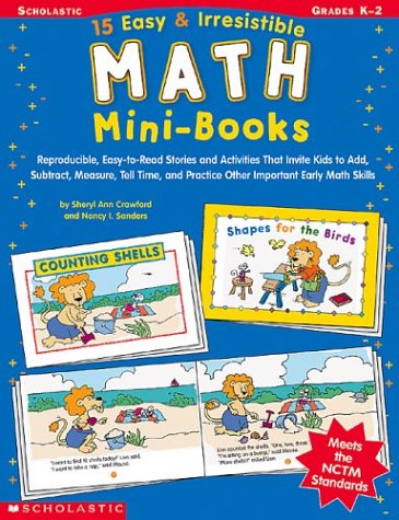 Book cover for 15 Easy & Irresistible Math Mini Books