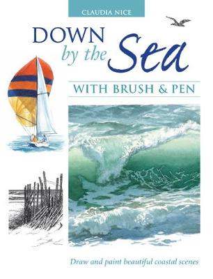 Book cover for Down by the Sea with Brush and Pen