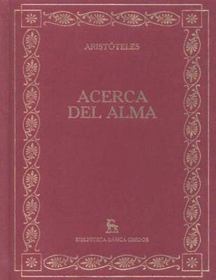 Book cover for Acerca del Alma