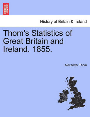 Book cover for Thom's Statistics of Great Britain and Ireland. 1855.