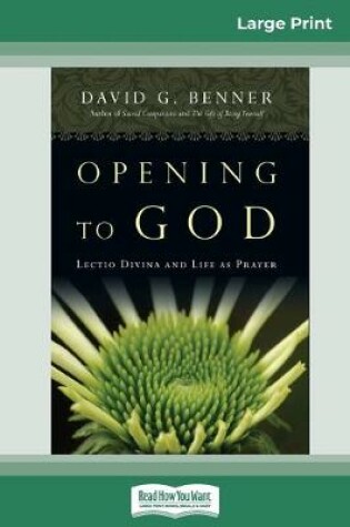 Cover of Opening to God