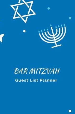 Cover of Bar Mitzvah Guest List Planner
