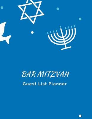 Book cover for Bar Mitzvah Guest List Planner