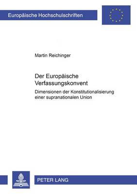 Book cover for Der Europaeische Verfassungskonvent