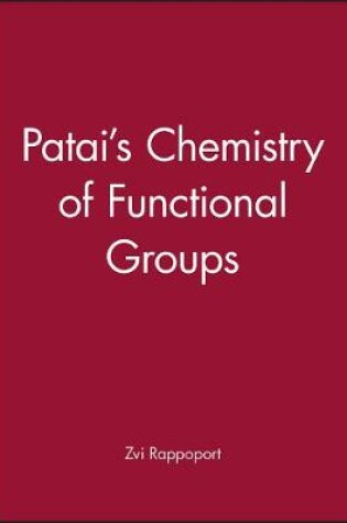 Cover of PATAI′S Chemistry of Functional Groups