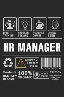 Book cover for HR Manager Instruction Label