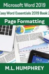 Book cover for Word 2019 Page Formatting