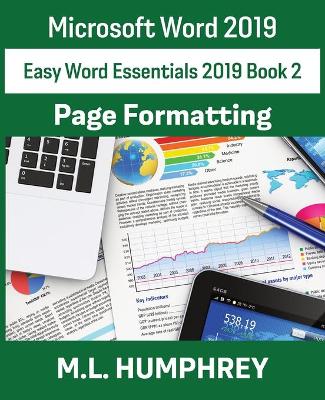 Book cover for Word 2019 Page Formatting