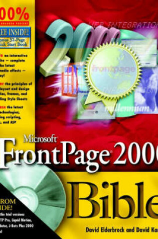 Cover of MS FrontPage 2000 Bible